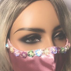 NEW! handmade Satin and Cotton Face Mask
